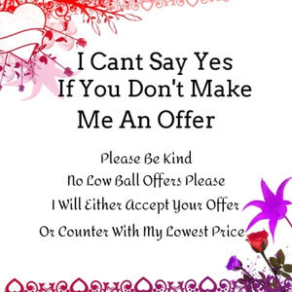 Please read before submitting offers